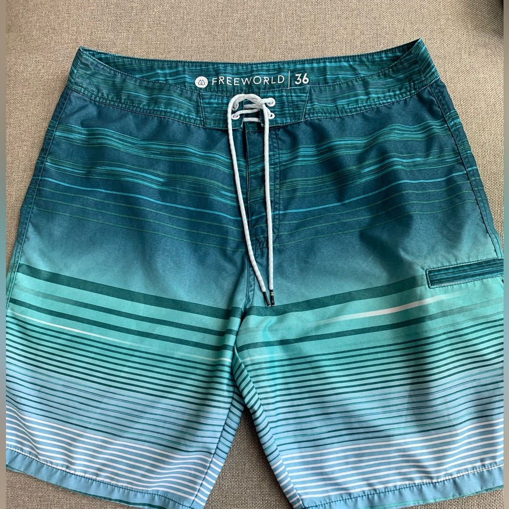 Freeworld Men’s Board Swim Shorts Size 36